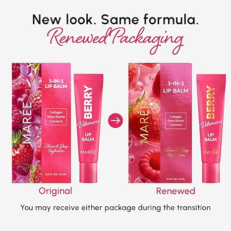 MAREE Hydrating Lip Balm – Deep Moisture Lip Butter for Very Dry & Chapped Lip