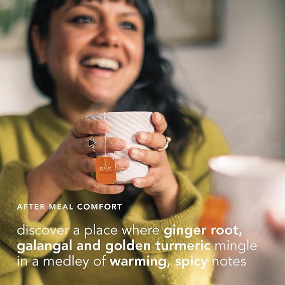 Pukka Herbs Three Ginger Organic Herbal Tea, 20 Tea Bags