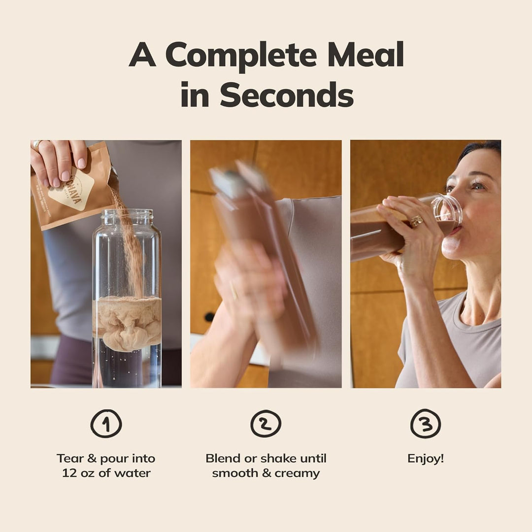 Ka’Chava Whole Body Meal Shake – Plant-Based Protein Powder with Superfoods & Greens – Vegan Meal Replacement with Probiotics & Enzymes