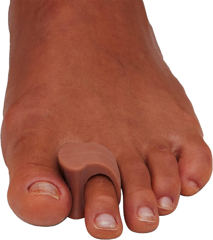 ZenToes Gel Toe Separators for Overlapping Toes & Bunions – Big Toe Alignment Corrector & Spacer – 4 Pack
