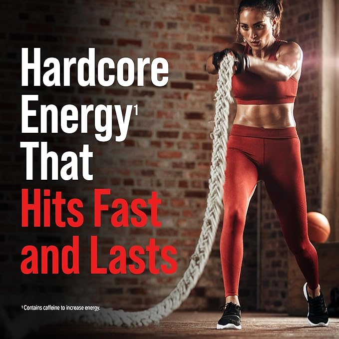Hydroxycut Hardcore Thermogenic Energy & Focus Capsules – 60 Rapid-Release Capsules