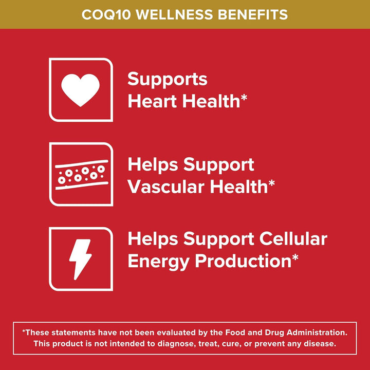 Qunol Ultra CoQ10 100mg for Heart Health & Energy Production, 90 Softgels