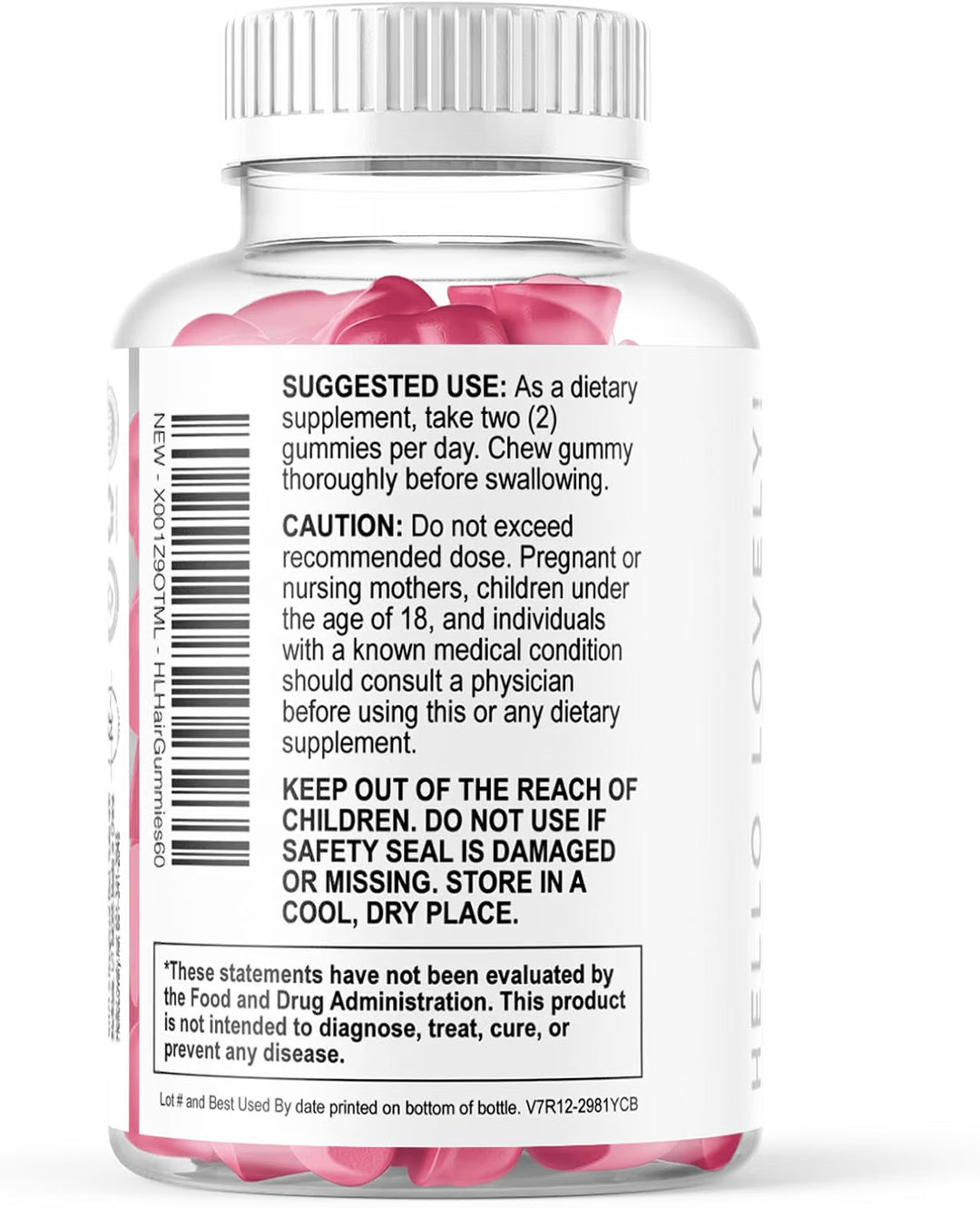 Advanced Hair Skin and Nails Gummies with Biotin (120 Count)