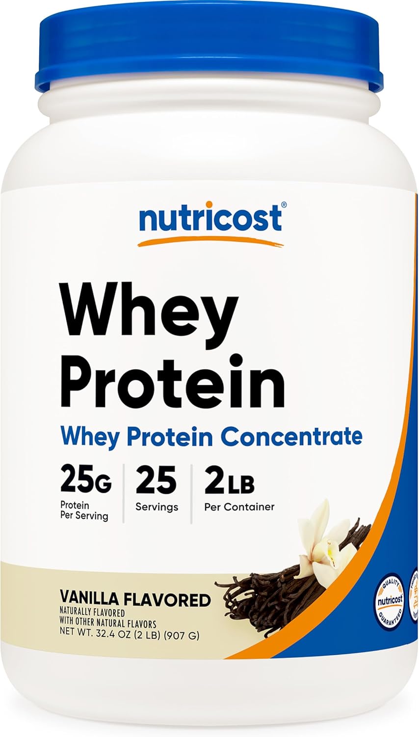 Nutricost Whey Protein Isolate, 2 lb, 25 Servings