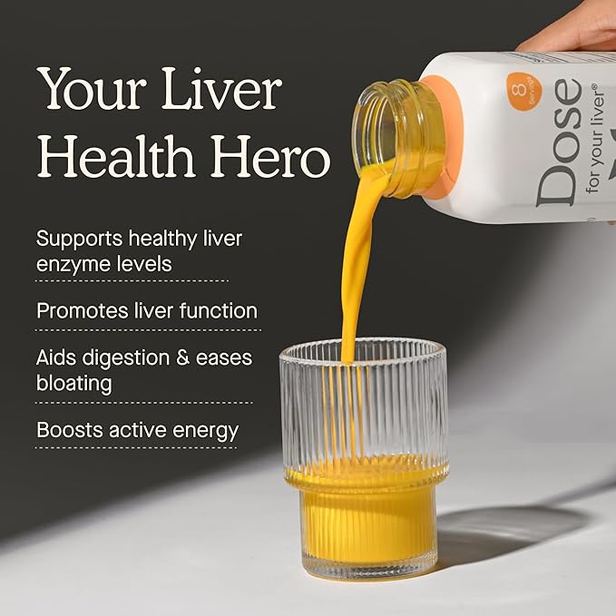 DOSE Plant-Based Wellness Drink 3 x  473ml – With Organic Milk Thistle, Turmeric & Ginger