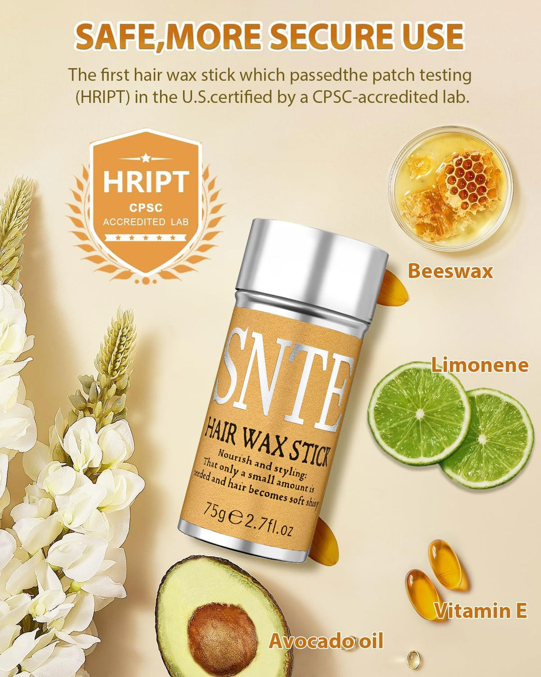 Samnyte Hair Wax Stick Flyaway Tamer 2.7oz