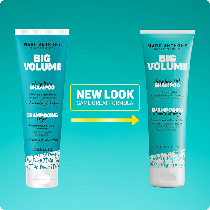 Marc Anthony Big Volume Shampoo & Conditioner Set for Fine, Thin Hair