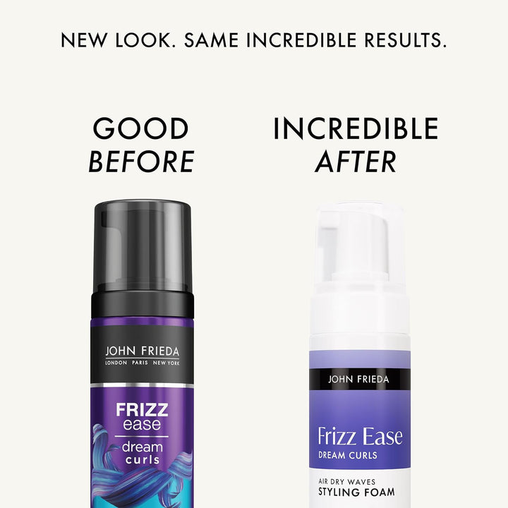 John Frieda Frizz Ease Dream Curls Air Dry Waves Styling Foam