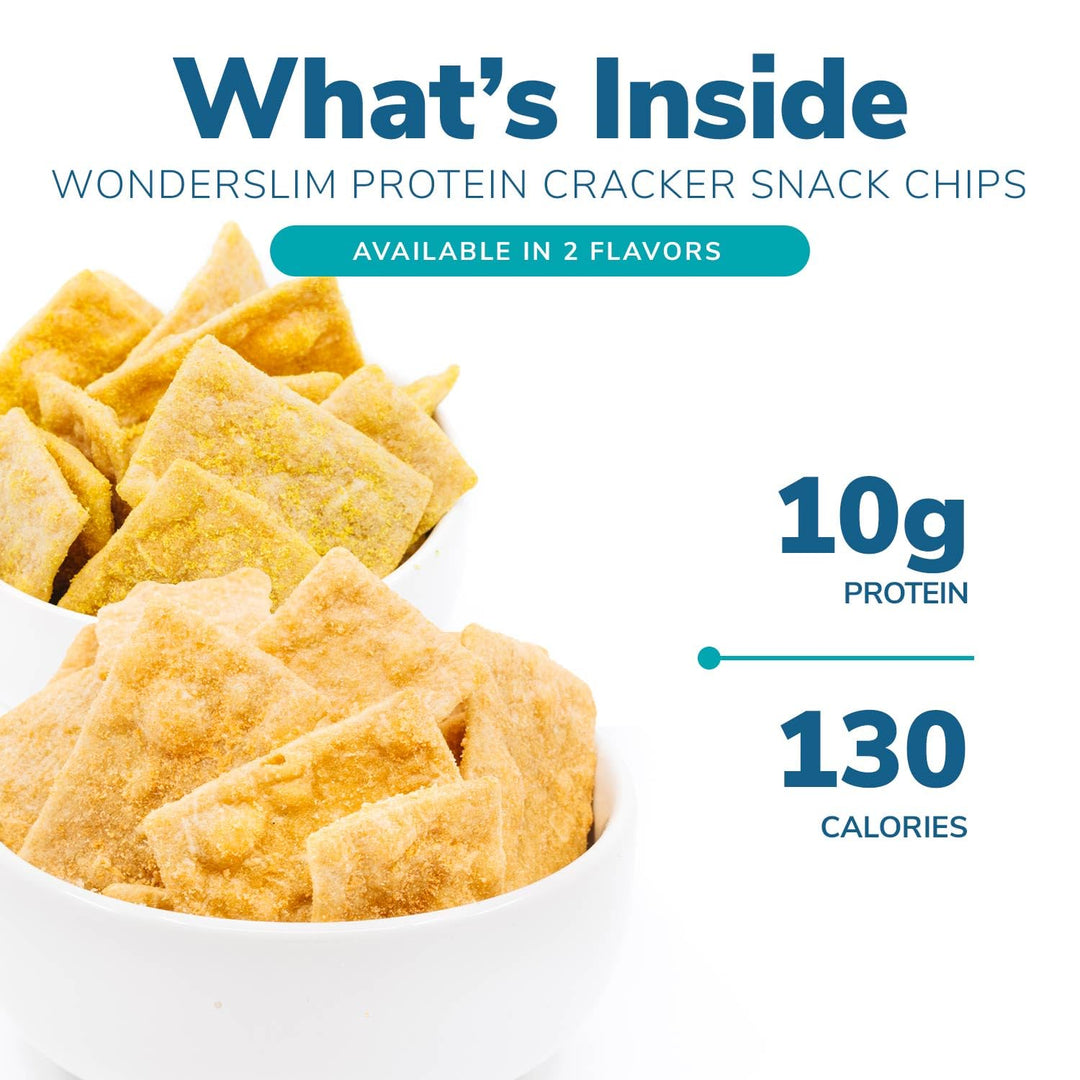WonderSlim Protein Snack Chips – Cheddar
