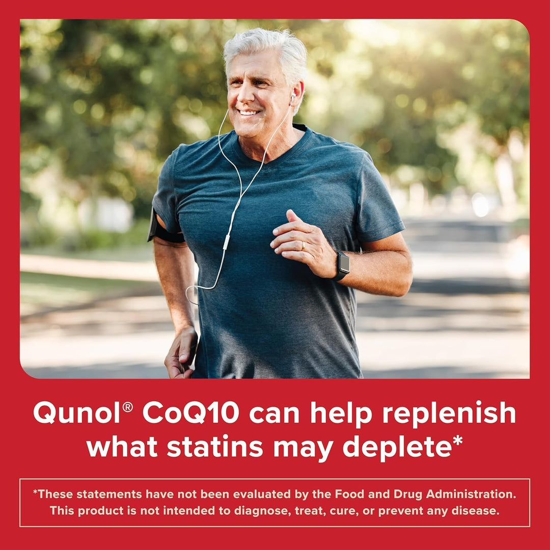 Qunol Ultra CoQ10 100mg for Heart Health & Energy Production, 90 Softgels