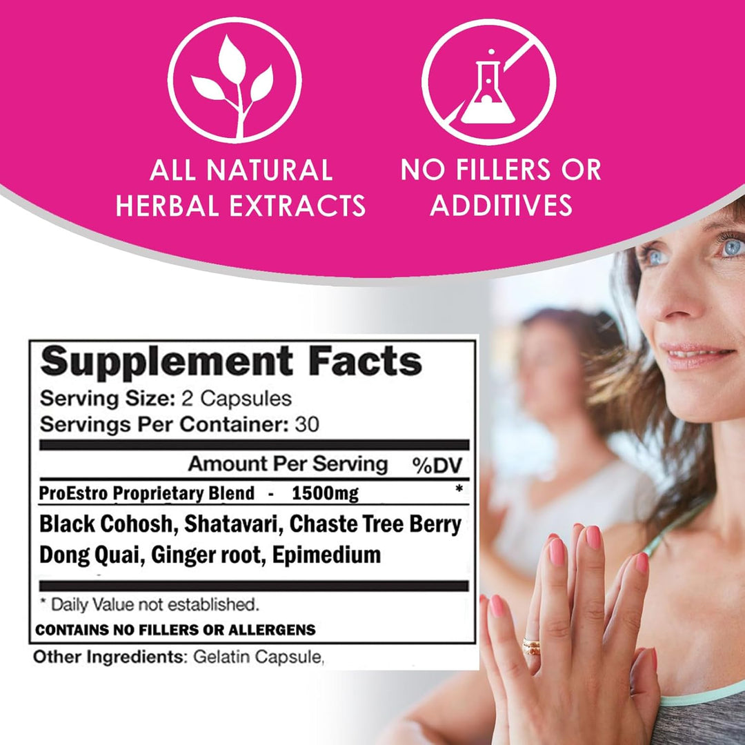 VH Nutrition PROESTRO – Estrogen & Hormone for Women 60 Capsules