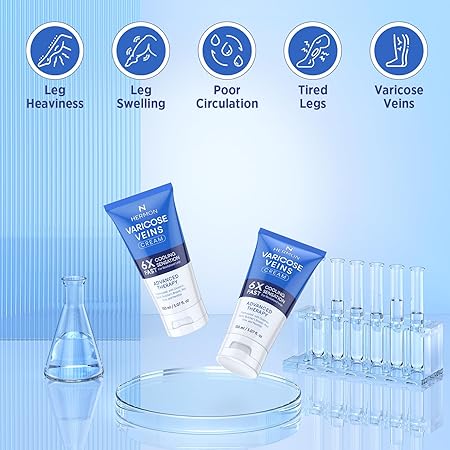 Hermon Varicose Vein Cream for Legs 150ml – Natural Formula for Circulation & Skin Smoothing