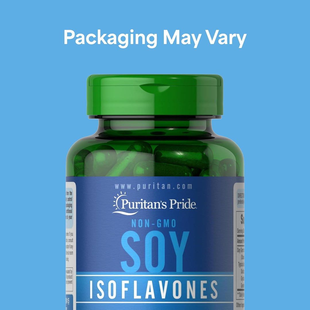 Puritan’s Pride Non-GMO Soy Isoflavones 750 mg (120 Capsules)