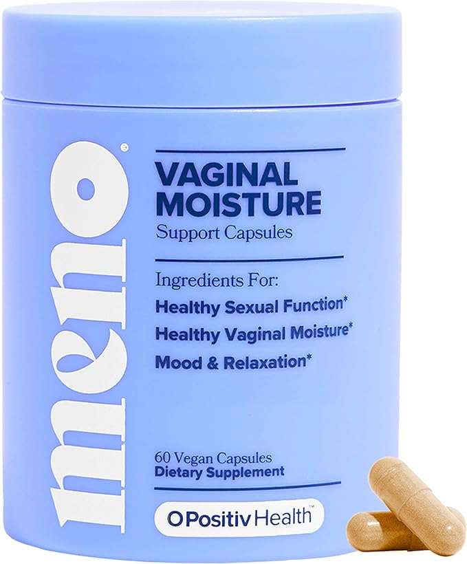 MENO Vaginal Moisture Support Capsules – 30 Servings – Vegan, Hormone-Free, Gluten-Free, Non-GMO