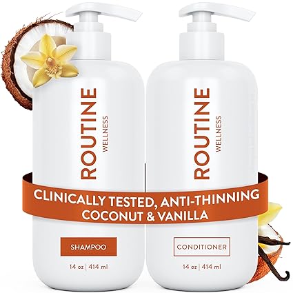 Routine Wellness Anti-Thinning Shampoo & Conditioner Set for Thinning Hair