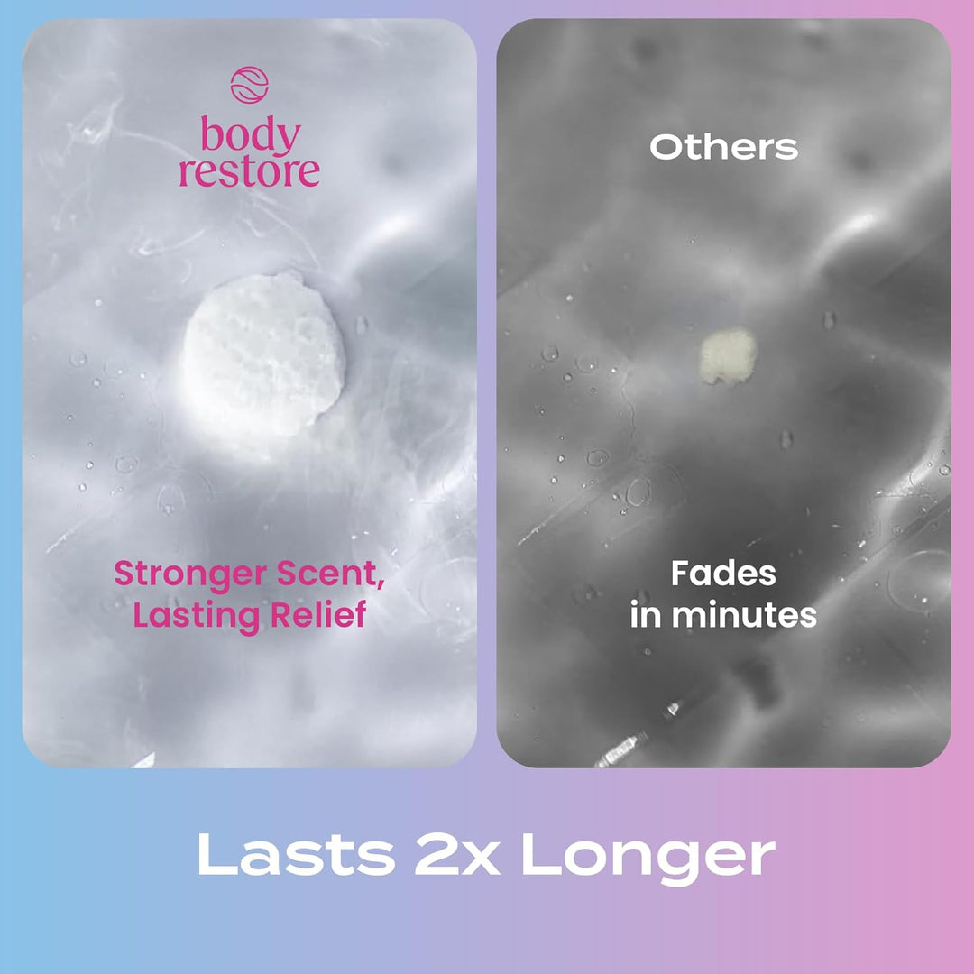 Body Restore Aromatherapy Shower Steamers – Bloom Botanical Blend, 6 Pack