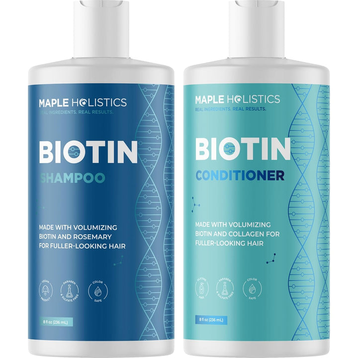 Biotin Shampoo & Conditioner Set – Volumizing Hair Care for Thinning Hair