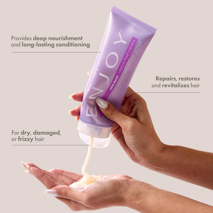 ENJOY Hair Mask 230g – Deep Moisturizing & Repair Treatment for Dry, Damaged Hair | Sulfate-Free & Color Safe