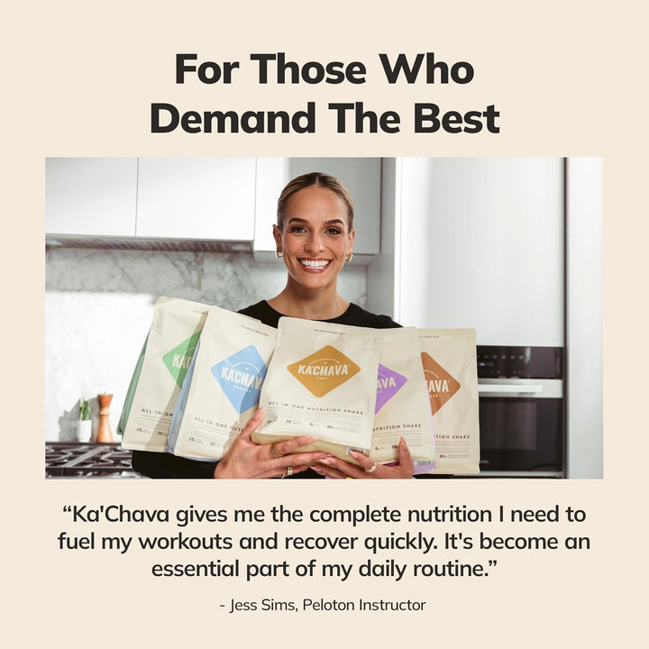 Ka’Chava Whole Body Meal Shake – Plant-Based Protein Powder with Superfoods & Greens – Vegan Meal Replacement with Probiotics & Enzymes