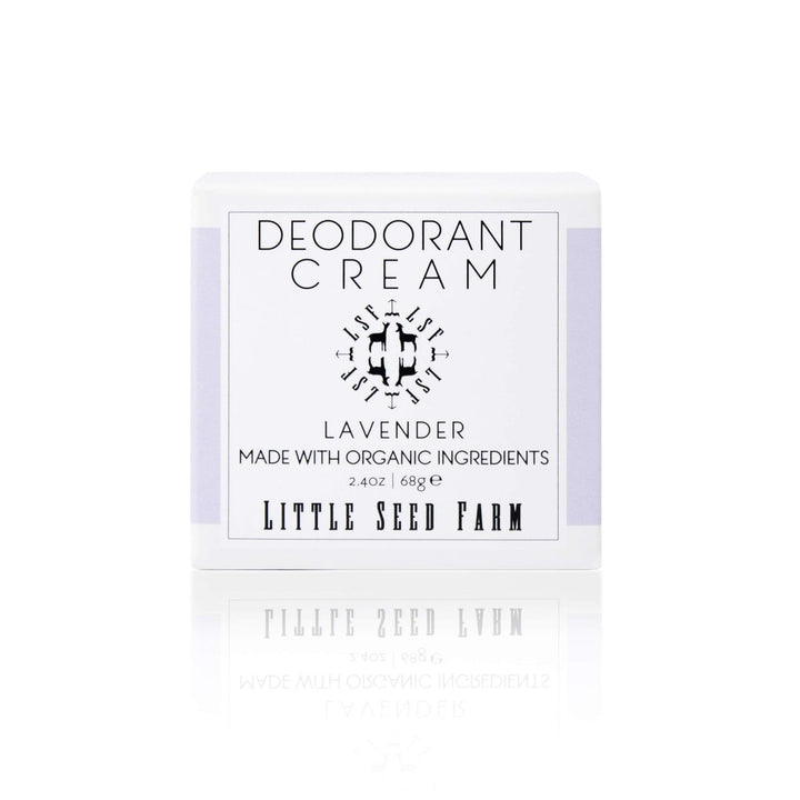 Little Seed Farm Natural Deodorant Cream - Lavender, Aluminum & Baking Soda Free, 2.4 oz