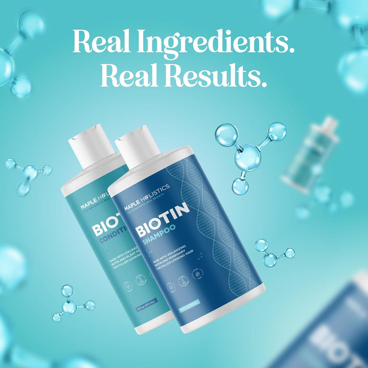 Biotin Shampoo & Conditioner Set – Volumizing Hair Care for Thinning Hair
