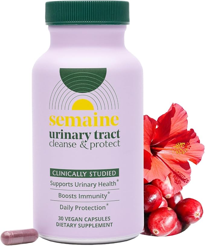 Semaine Urinary Tract Cleanse & Protect  | Cranberry & Hibiscus Supplement for Women