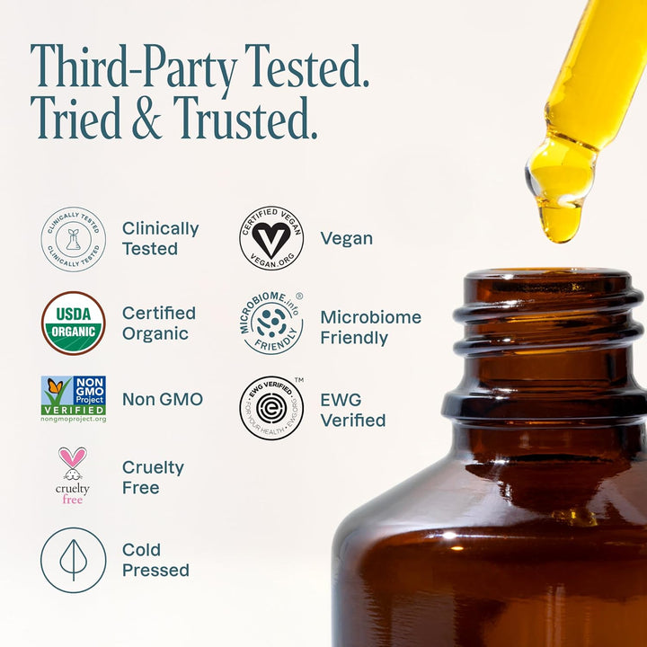 Cliganic Organic Jojoba Oil – Pure, Cold-Pressed & Hexane-Free for Hair & Skin