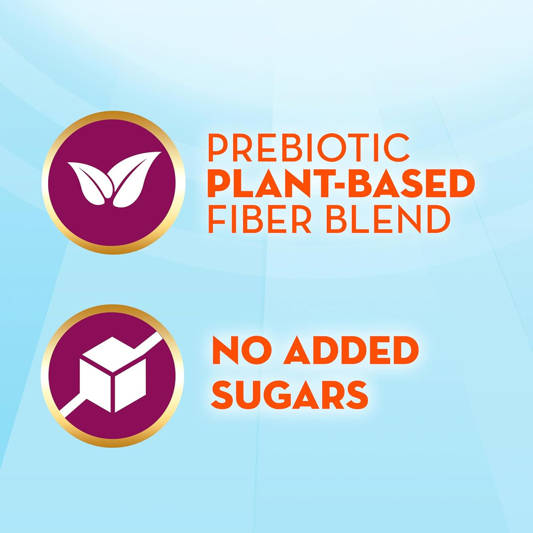 Metamucil Clear Fiber Blend | Plant-Based Prebiotic Fiber | 75 Servings