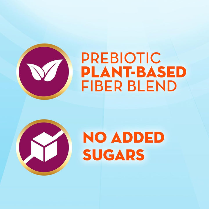 Metamucil Clear Fiber Blend | Plant-Based Prebiotic Fiber | 75 Servings