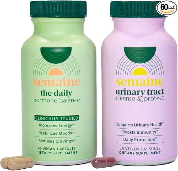 Semaine Urinary Tract Cleanse & Protect  | Cranberry & Hibiscus Supplement for Women