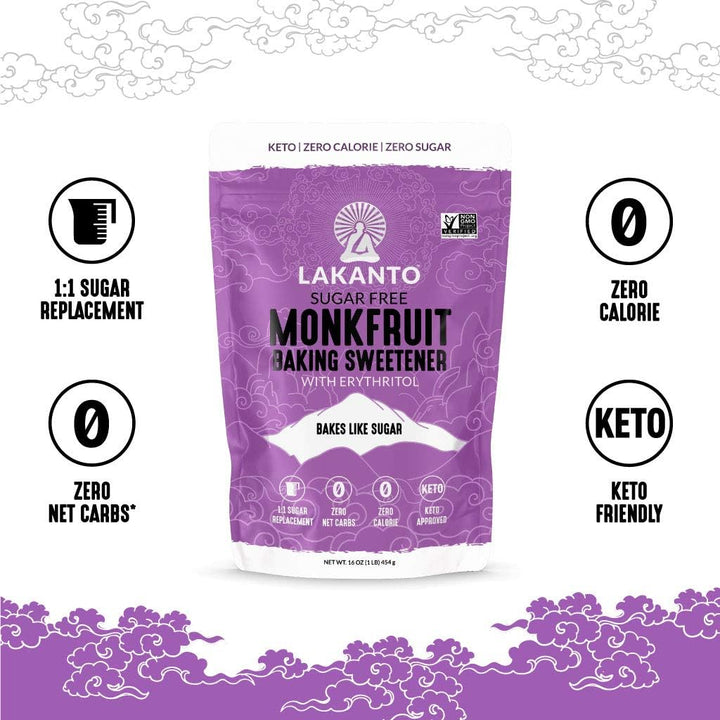 Lakanto Baking Sweetener, 1:1 Sugar Substitute - Bakes Like Sugar