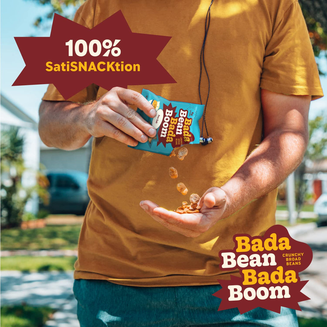 Bada Bean Bada Boom Crunchy Roasted Fava Bean Snacks – 1oz (Pack of 24)