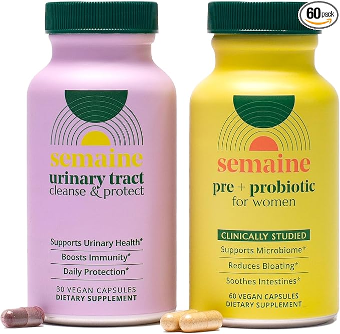 Semaine Urinary Tract Cleanse & Protect  | Cranberry & Hibiscus Supplement for Women