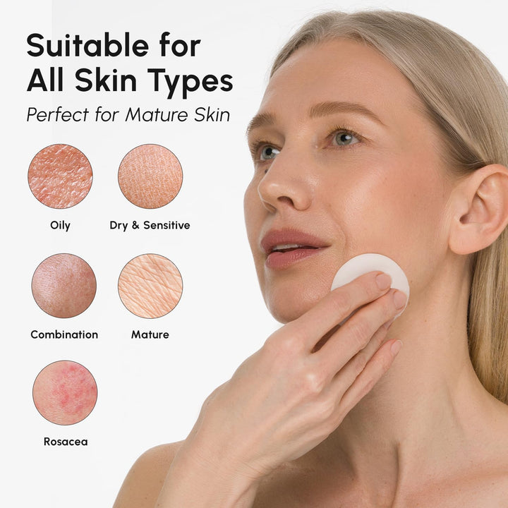 MAREE Glycolic Acid Toner Pads with Salicylic Acid – Exfoliating & Brightening Face Pads