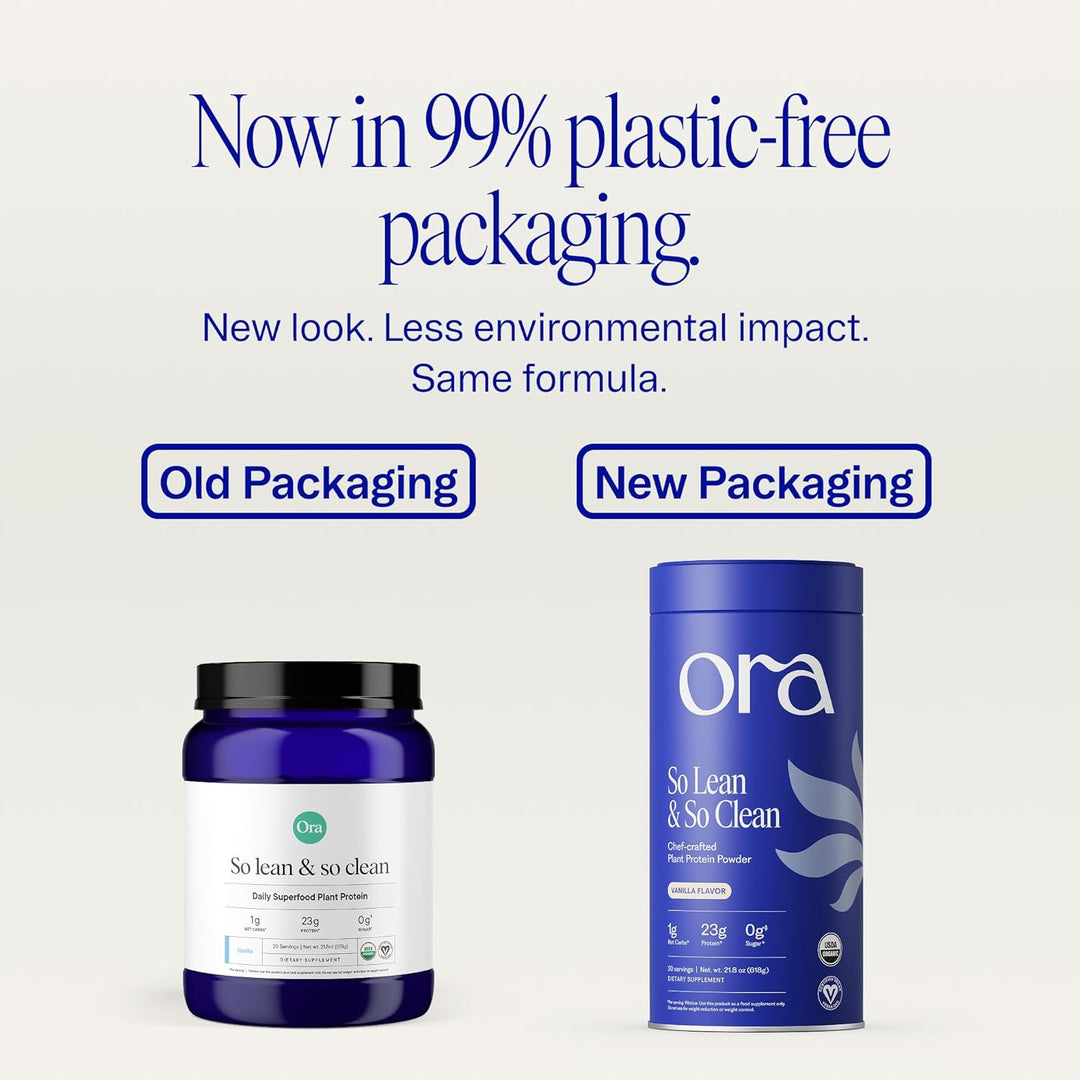 Ora Organic Plant-Based Protein Powder | 20 Servings
