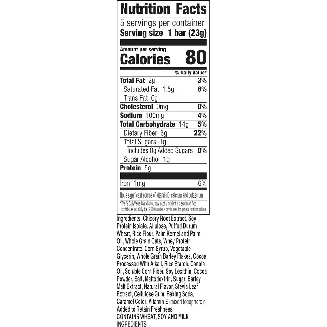Fiber One 80 Calorie Chewy Snack Bars