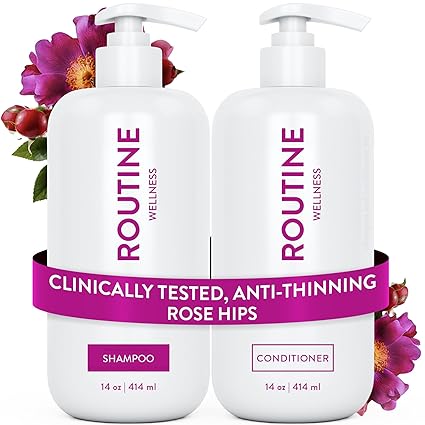 Routine Wellness Anti-Thinning Shampoo & Conditioner Set for Thinning Hair