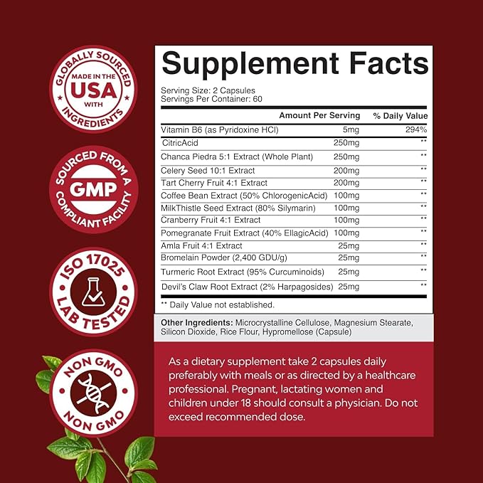 Green Coffee Bean Supplement with Turmeric, Tart Cherry & Celery Seed