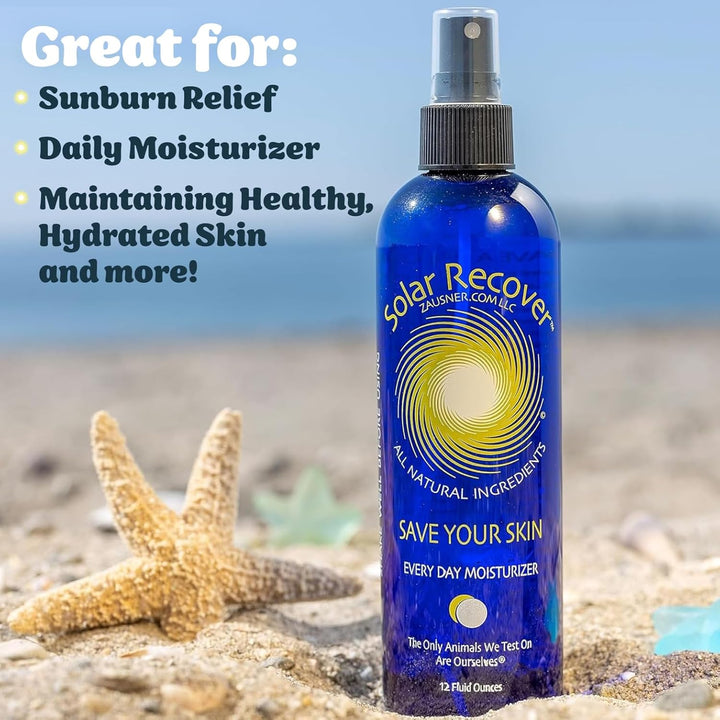 Solar Recover After Sun Moisturizing Facial and Body Spray with Vitamin E, 12 oz