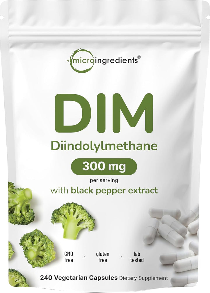 Micro Ingredients DIM Active Supplement 300 mg (240 Veggie Capsules)