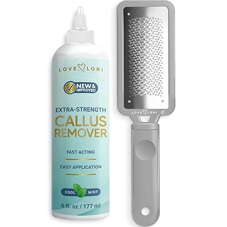 LOVE LORI Callus Remover for Feet (Extra Strength) Foot Callus Remover Gel