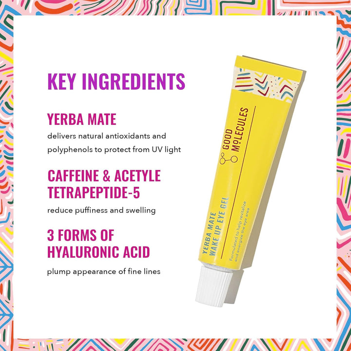 Good Molecules Yerba Mate Wake Up Eye Gel – Hydrating Under-Eye Gel