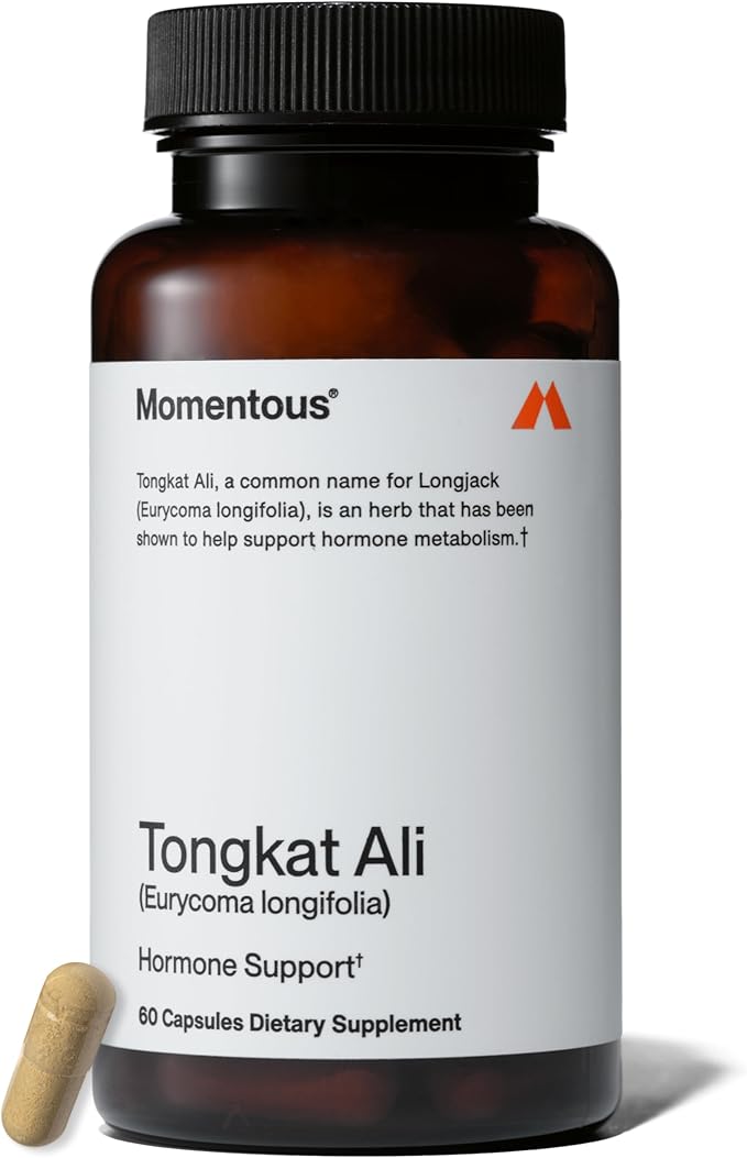 Momentous Tongkat Ali – Herbal Root Powder for Men & Women | 400 mg | 30 Servings
