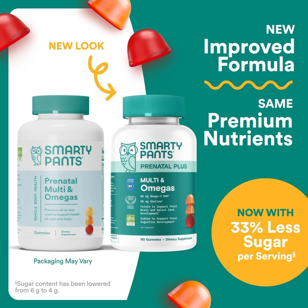 SmartyPants Prenatal Multivitamin Gummies - 90 count