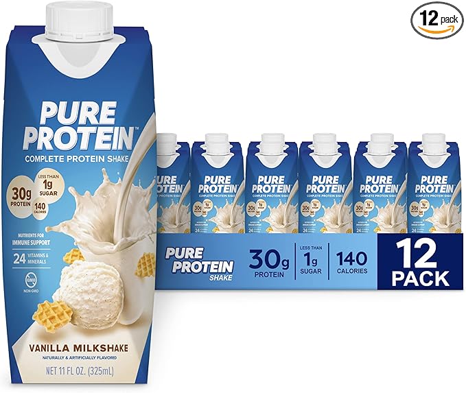 Pure Protein , Protein Shake, 30g Complete Protein,