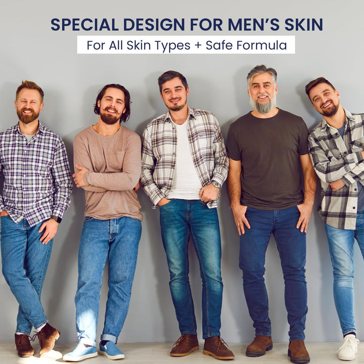 UTTSE 6-in-1 Men’s Moisturizer 50ml – Daily Face Cream with Caffeine & Vitamin B3 – For Dull, Puffy or Tired Skin