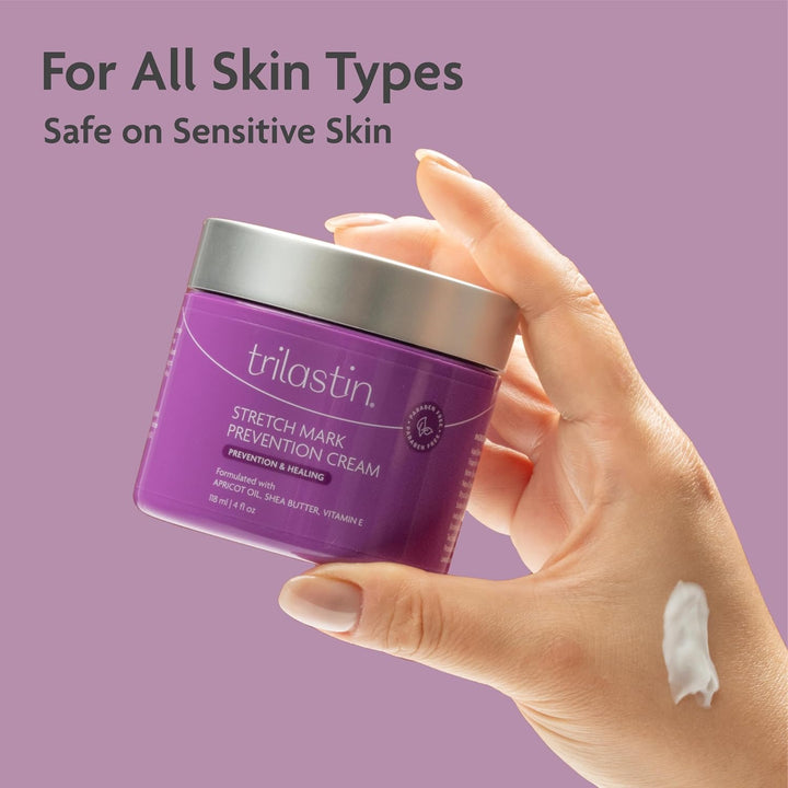 Trilastin Hydrating Maternity Body Cream with Shea Butter & Vitamin E, 4 oz