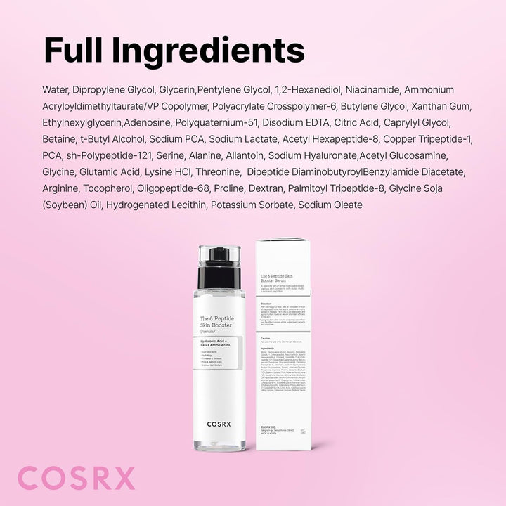 COSRX 6X Peptide Collagen Booster Toner Serum