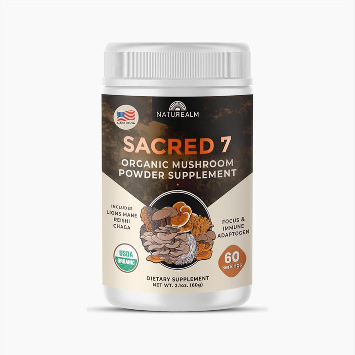 Sacred 7 Organic Mushroom Powder Blend