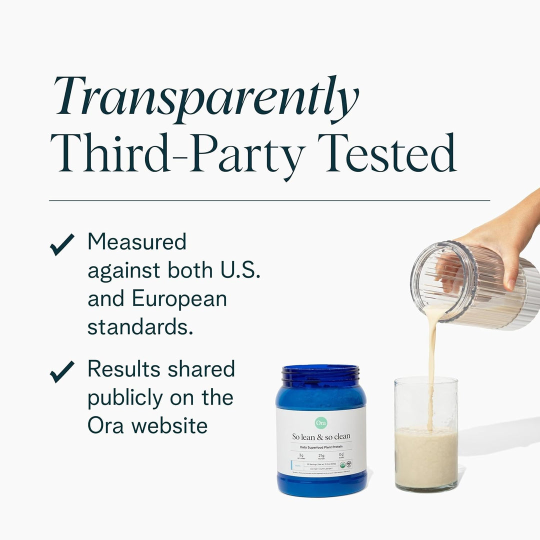 Ora Organic Plant-Based Protein Powder | 20 Servings